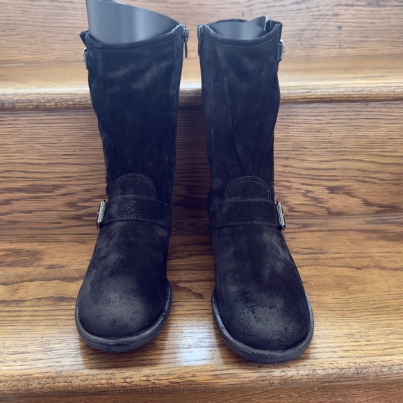 Paul Green Adison Boots Black Suede au 6 / us 8.5 NWOT - Picture 4 of 15